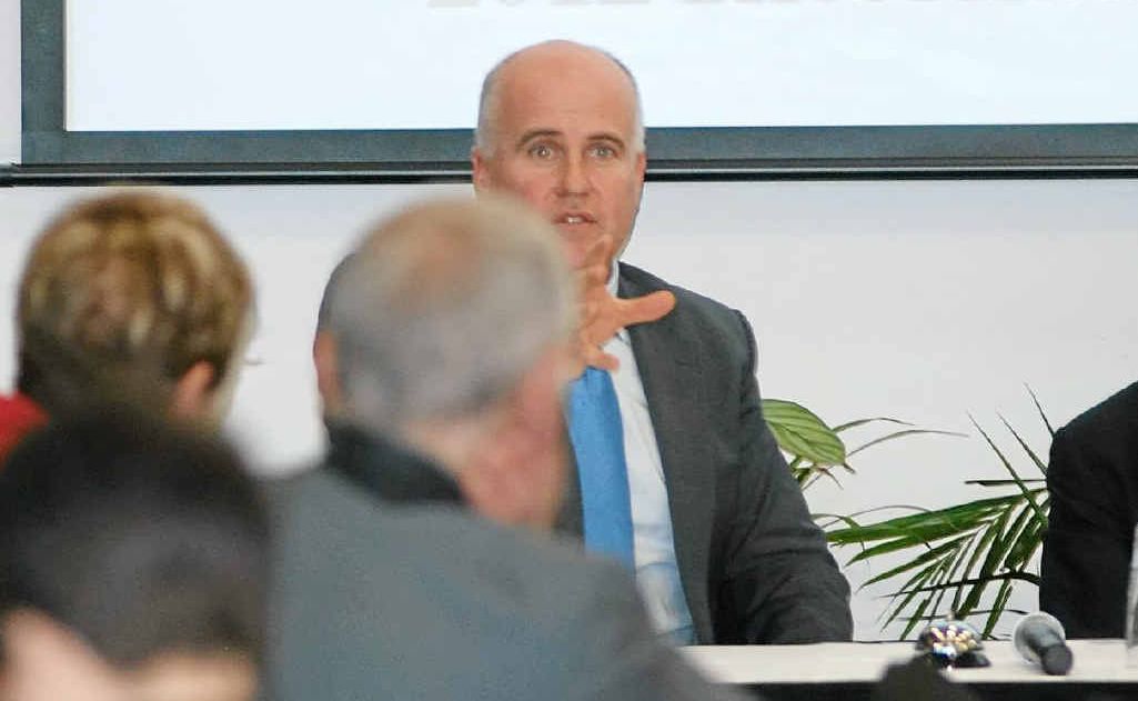 Education Minister Adrian Piccoli at the International Teacher Education Dialogue Conference. Education Minister Adrian Piccoli at the International Teacher Education Dialogue Conference.